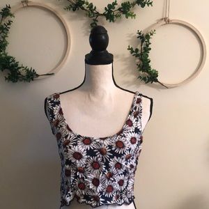 Sunflower crop top 🌻